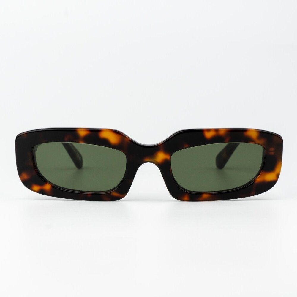Off-White RENTON Women Sunglasses Havana Green Rectangle OERI13C RENTON 6055 - Picture 4 of 12